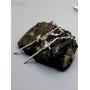 Серьги 30487 "Мечи"