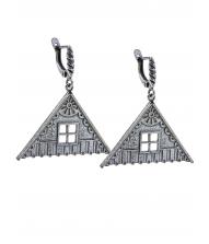 Серьги 30490 "Фронтон"