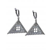 Серьги 30490 "Фронтон"