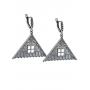 Серьги 30490 "Фронтон"