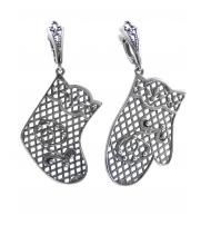 Серьги 30492 "Варежки-Валенки"