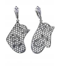 Серьги 30492 "Варежки-Валенки"