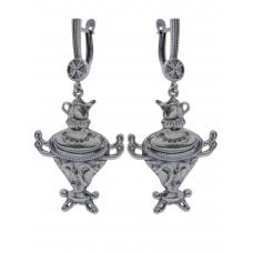 Серьги 30495 "Самовары"