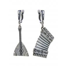 Серьги 30496 "Играй Гармонь"