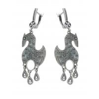 Серьги 30498 "Коники"